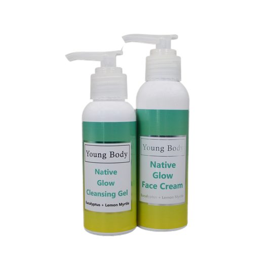 Native Glow Cleansing Gel & Face Cream Combo
