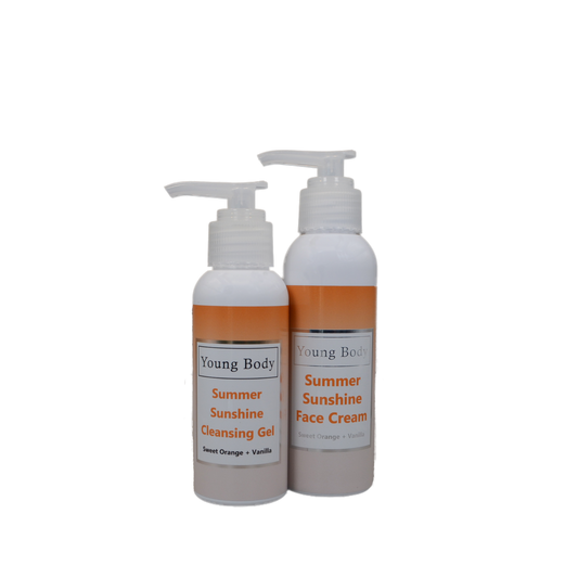 Summer Sunshine Cleansing Gel & Face Cream Combo