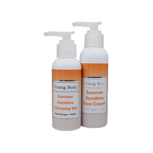 Summer Sunshine Cleansing Gel & Face Cream Combo