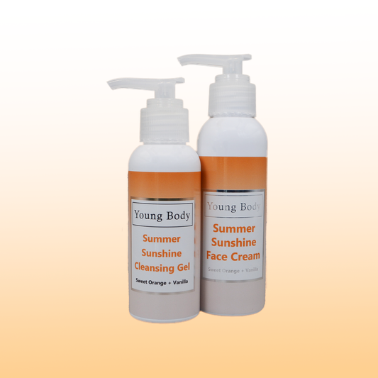 Summer Sunshine Cleansing Gel & Face Cream Combo